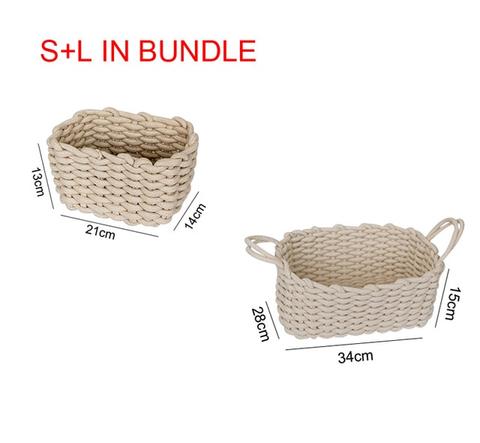 Storage Box and Basket for Desktop Organization
