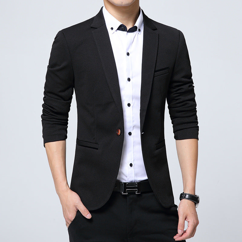 Men's Stylish Slim Fit Business Casual Blazer Jacket