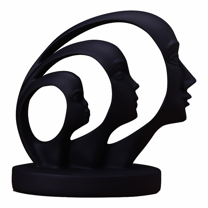 Nordic Modern Minimalist Resin Figurine Home Decor