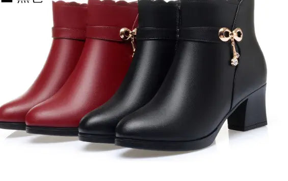 Red Martin Boots