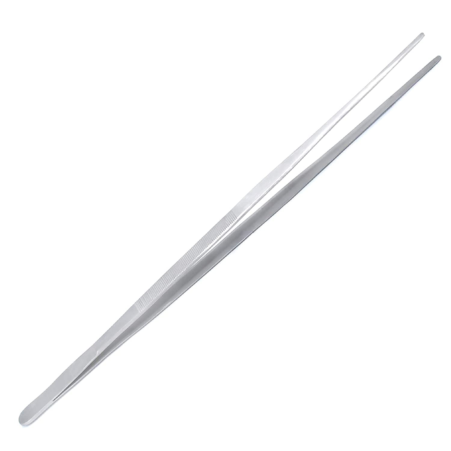 AAProTools Extra Long Tongs Aquarium Tweezers Stainless Steel Straight Aquascaping Tweezer for Fish Tank Aquatic Plants Extra Long Industrial Tweezer : 24" Long