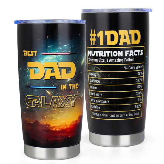 DECZHIYU Gifts for Dad Fathers Day Dad Gifts from Daughter Birthday Gifts for Dad 20oz Insulated Tumbler Best Dad Gift Valentines Day Christmas Dad Gifts from Son