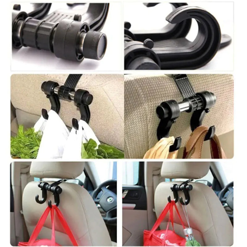 Multifunctional Car Hook for Seat and Trash Storage - Joomcy