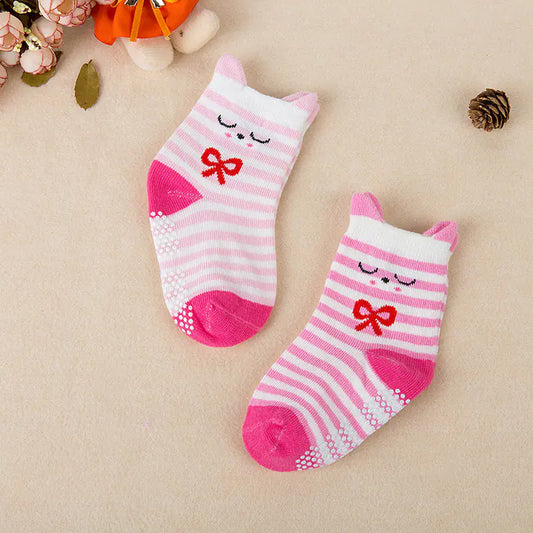Korean Cartoon Stereo Ears Children's Socks (2 Pairs) - Joomcy