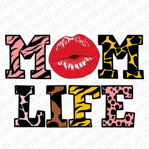 Mom Life – DTF Transfer