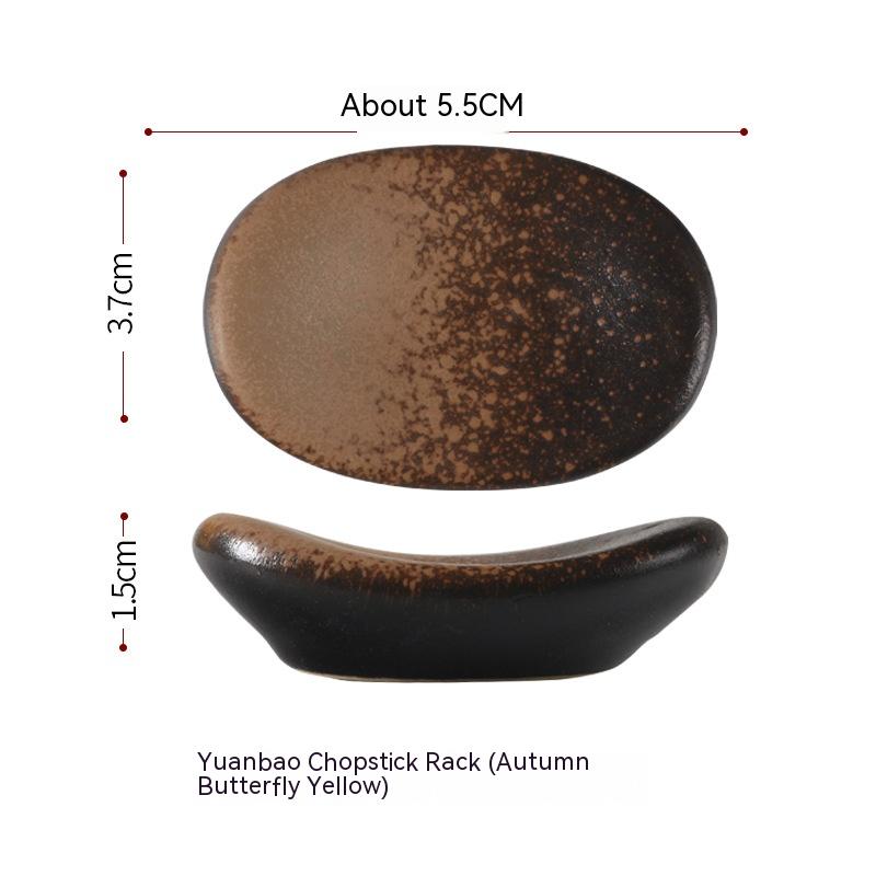 Ceramic Chopstick Holder for Table Settings and Restaurants