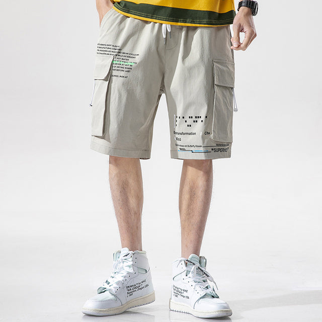 Men's Summer Loose Fit Five-Point Beach Shorts