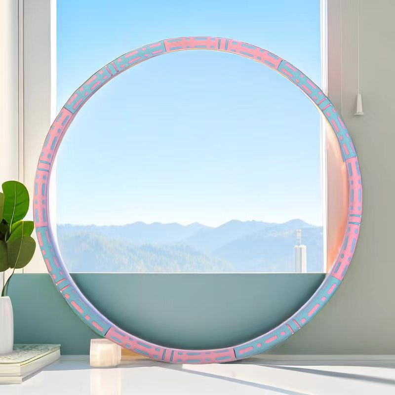 Two-tone Foam Hula Hoop for Adults and Kids, Adjustable