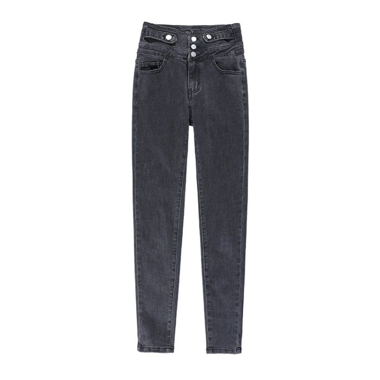 Spring New High-Waisted Skinny Pants Collection