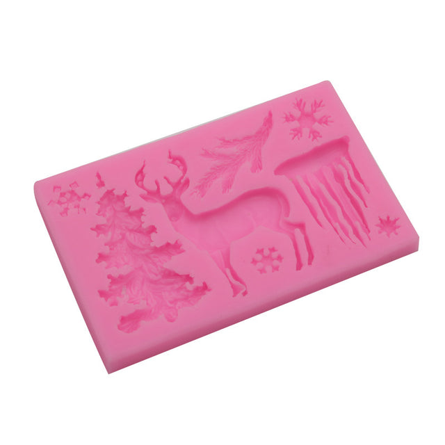 Christmas Snowflake Tree Silicone Mold for Baking