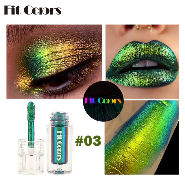 Aurora Long Lasting Multi Chrome Eyeshadow Pigments - Joomcy