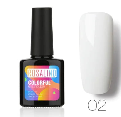 ROSALIND Solid Color UV Nail Gel Polish 10ml