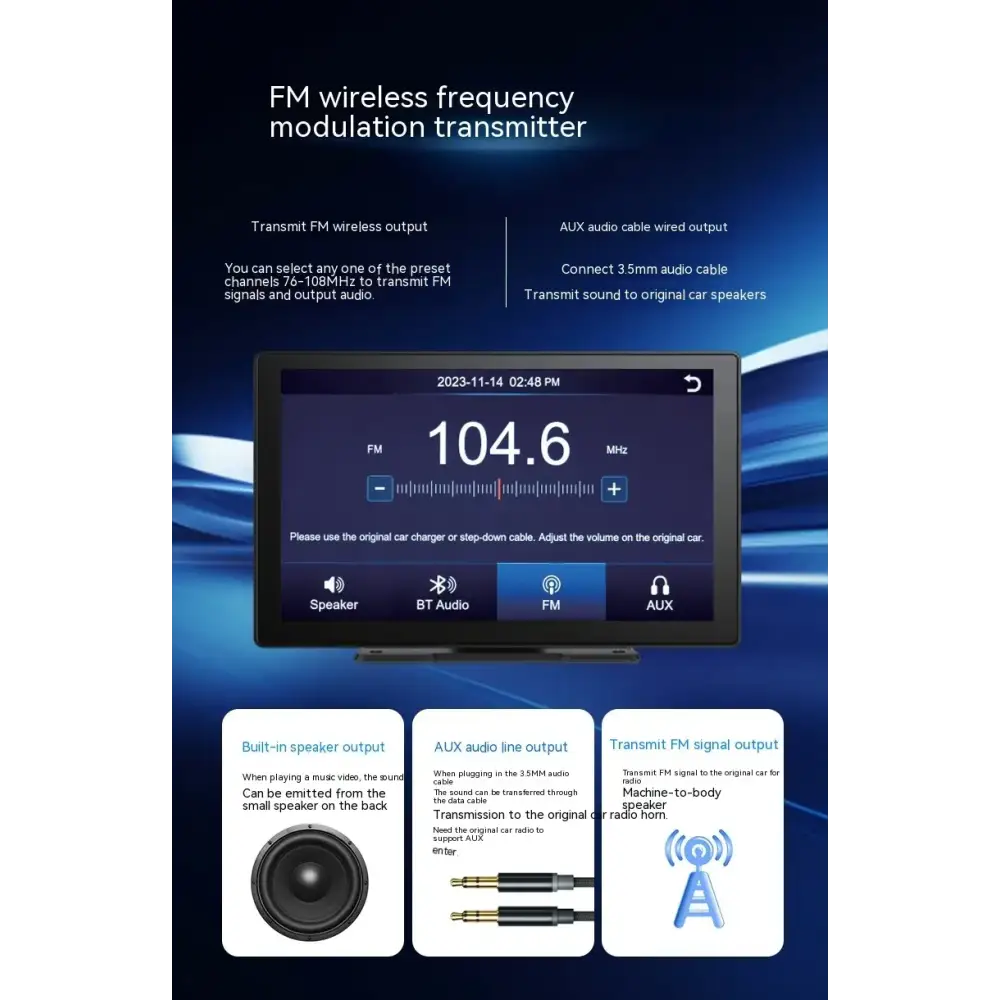 9-inch Carplay Driving Recorder Portable