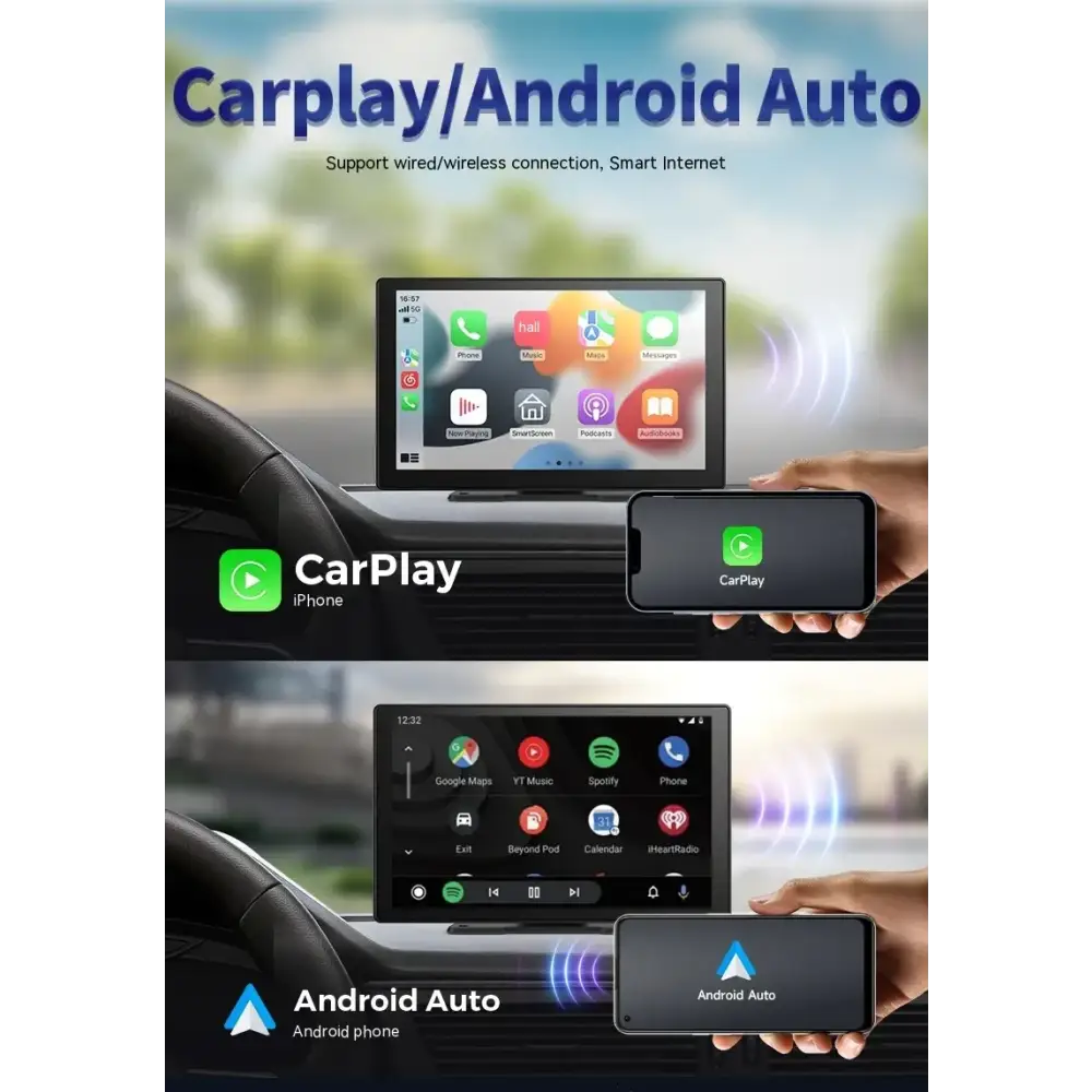 9-inch Carplay Driving Recorder Portable
