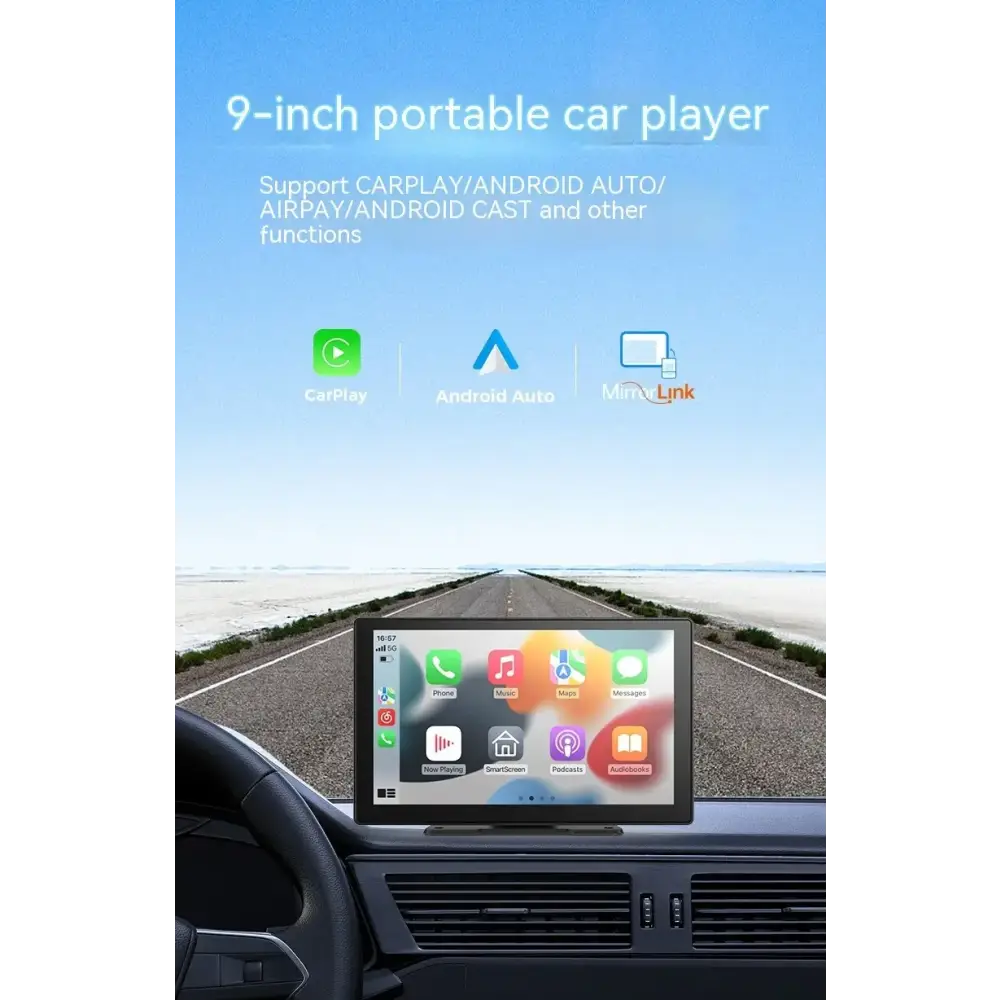 9-inch Carplay Driving Recorder Portable