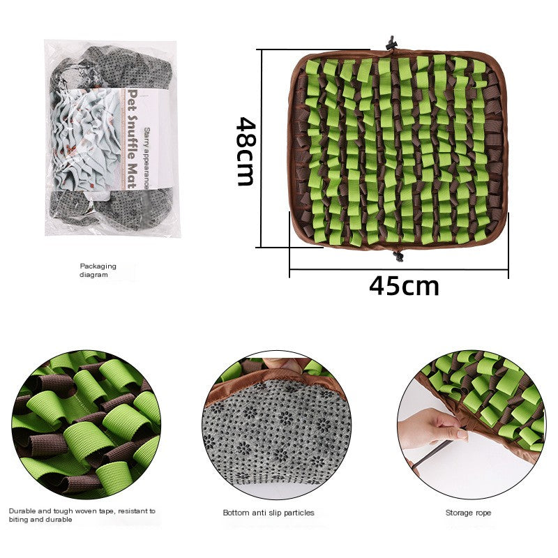 Upgrade Pet Puzzle Slow Feeder Snuffle Mat for Dogs