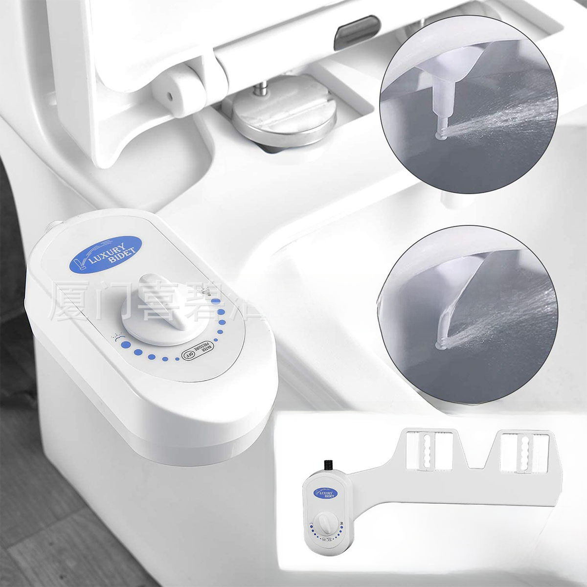 American Style Women's Hygiene Bidet with Dual Nozzles
