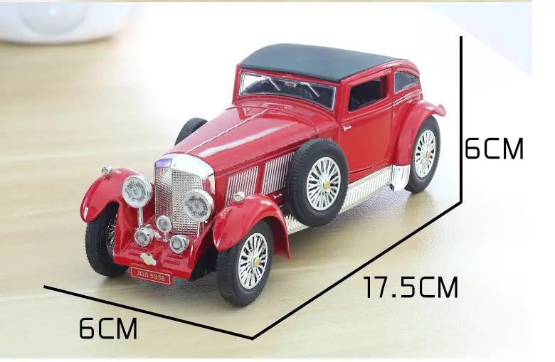 Vintage Bentley 8L Antique Car Model with Sound and Light