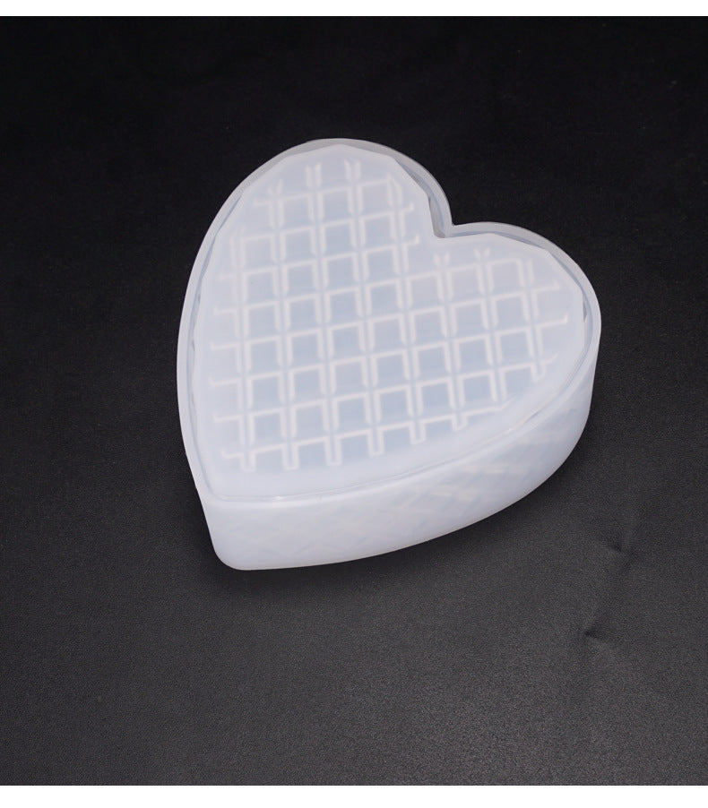 DIY Crystal Epoxy Heart-Shaped Silicone Mold Set