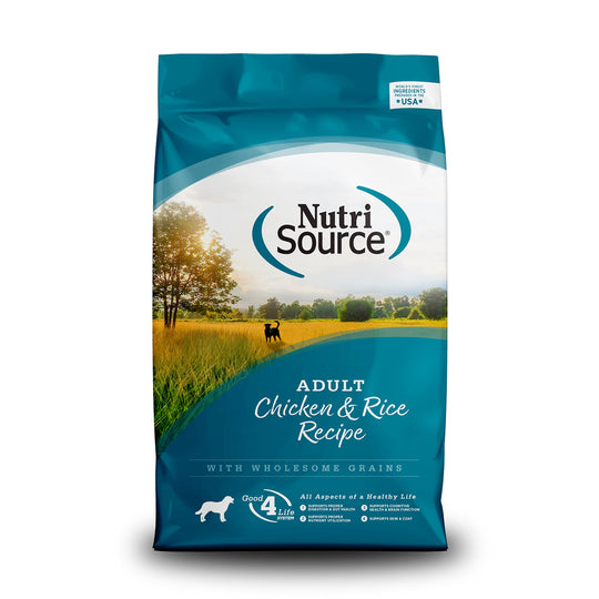 Tuffys Nutrisource Chicken And Rice Formula Breed Dry Adult Food 30 lb Bag - Single Pack
