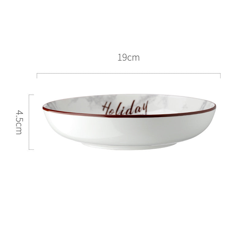 Creative Ceramic Dinnerware Set in Nordic Style