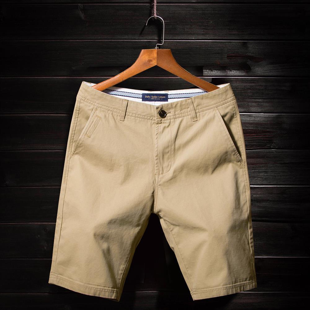 Men's Casual Cotton Five-Point Slim Fit Shorts