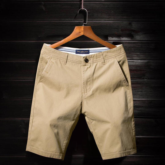 Men's Casual Cotton Five-Point Slim Fit Shorts