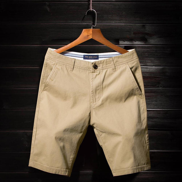 Men's Casual Cotton Five-Point Slim Fit Shorts