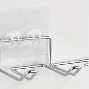 Wall Mounted Hair Dryer Storage Rack, Stainless Steel