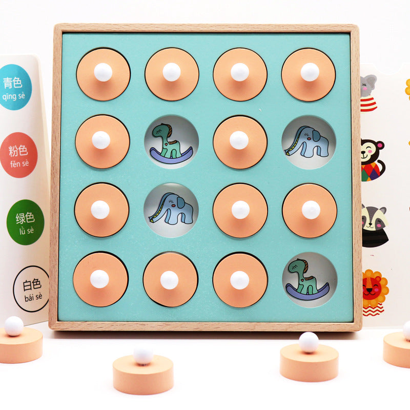 Memory Chess SWF04 in Wooden Box - Logic Training Toy