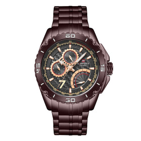 NAVIFORCE Men's Luxury Military Quartz Watch (3ATM)