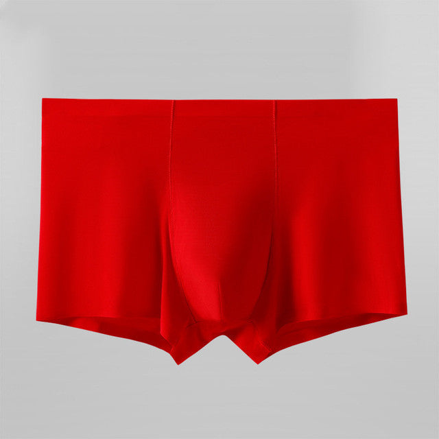 Comfortable and Breathable Men's Elastic Boxer Shorts