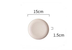 Wheat Straw Dinnerware Set with Plates and Bowls