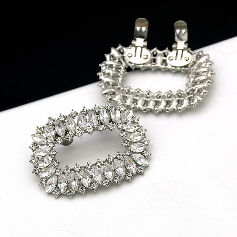 Crystal Rhinestone Removable Shoe Buckle Accessories