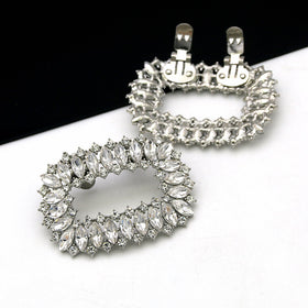 Crystal Rhinestone Removable Shoe Buckle Accessories