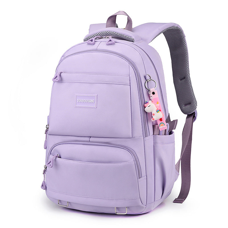Stylish Large Capacity Nylon Backpack for Students