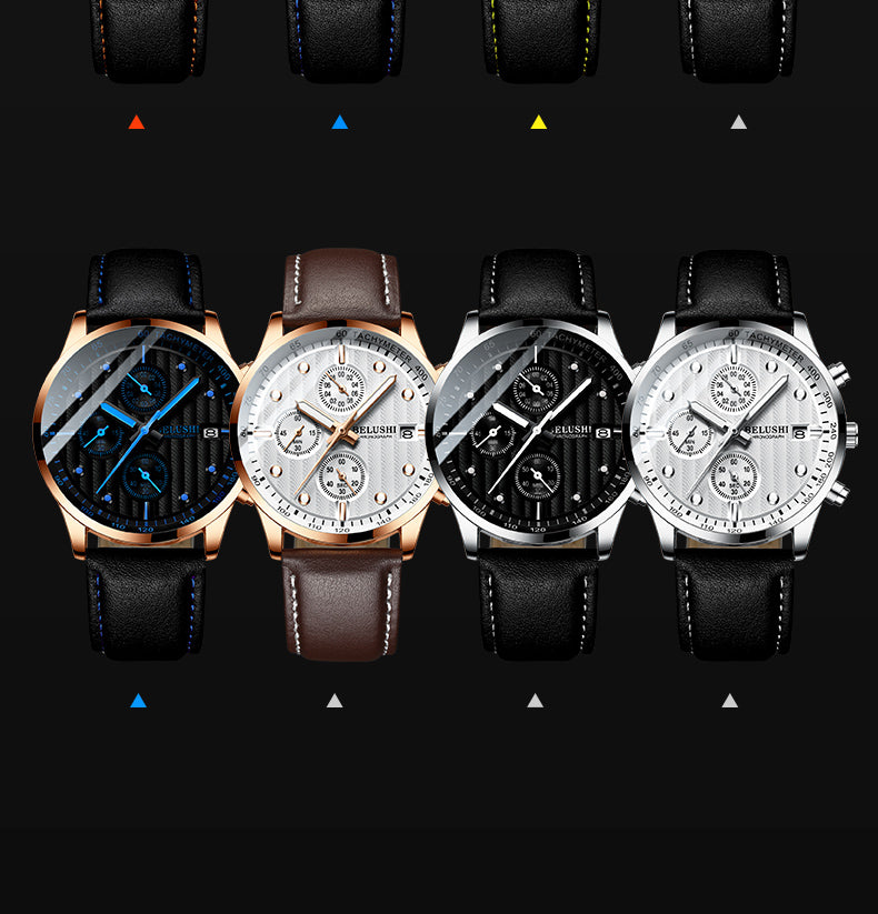 Belochi Stylish Men's Quartz Watch with Waterproof Design