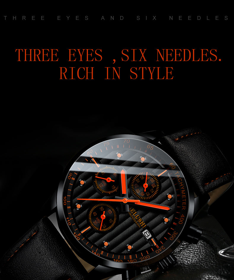 Belochi Stylish Men's Quartz Watch with Waterproof Design