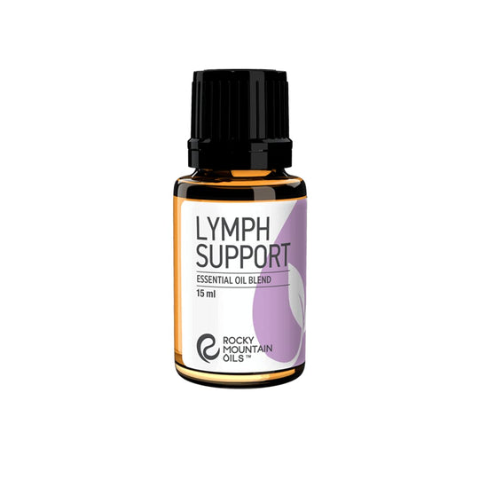 Rocky Mountain Oils Lymph Support Essential Oil Blend with 100% Pure and Natural Essential Oils - Lymphatic Oil Massage Oil for Massage Therapy - 15ml