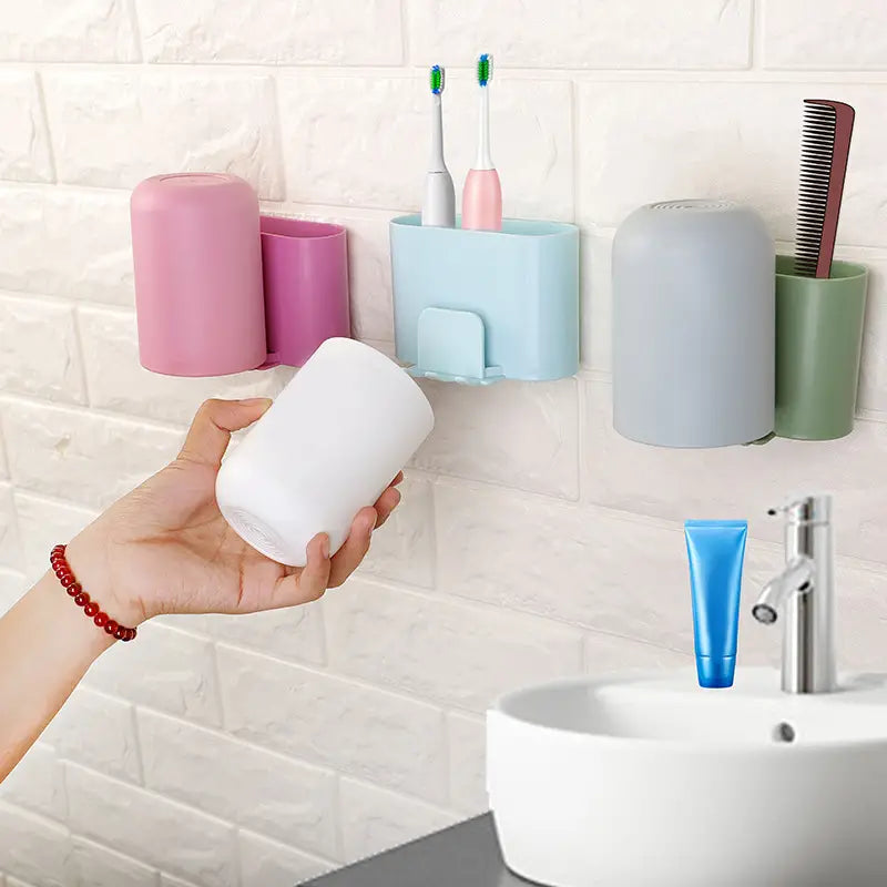 Electric Toothbrush Holder and Organizer for Bathroom