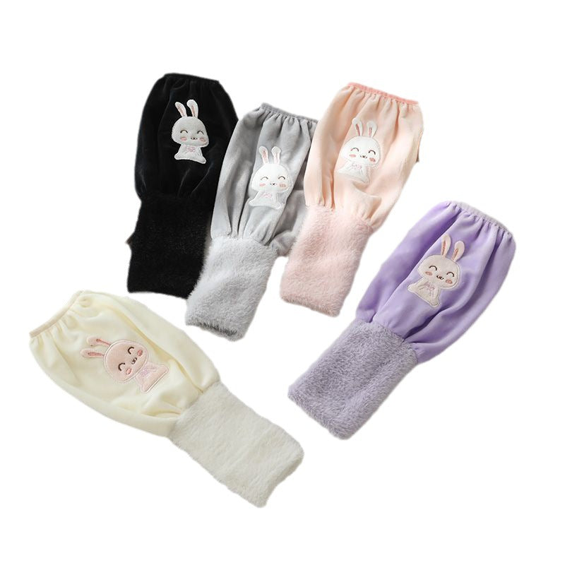 Long Sleeve Insulated Coat with Gloves for Women