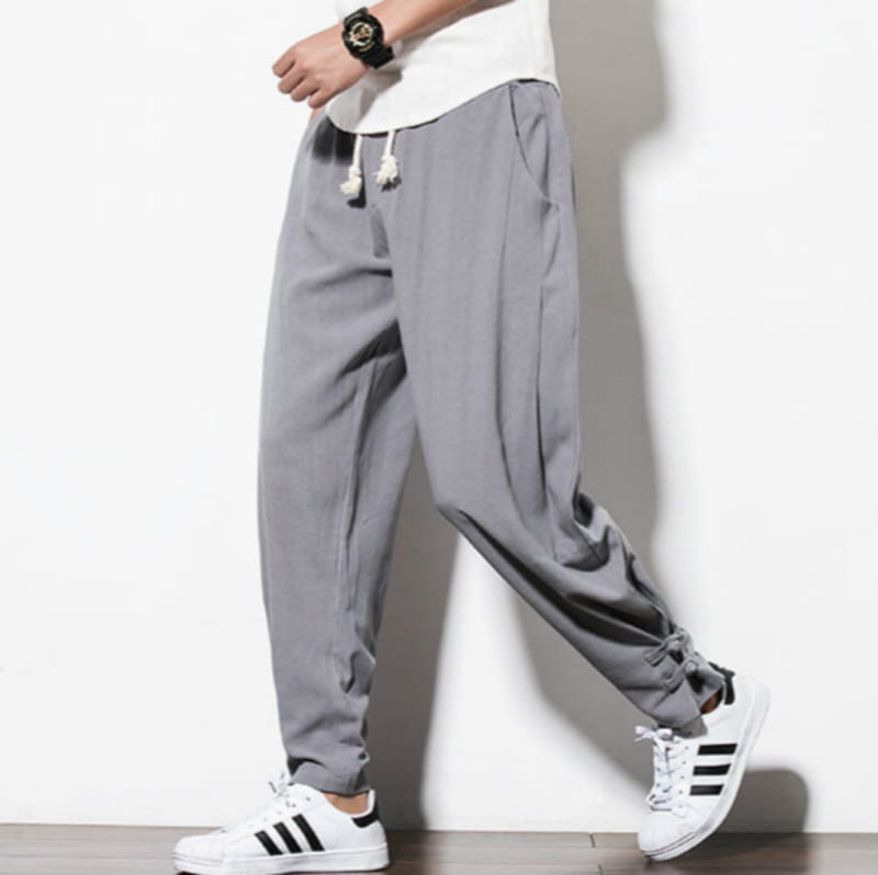 Cotton Linen Loose Pants 3