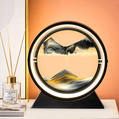 3D Round Display Flowing Glass Frame