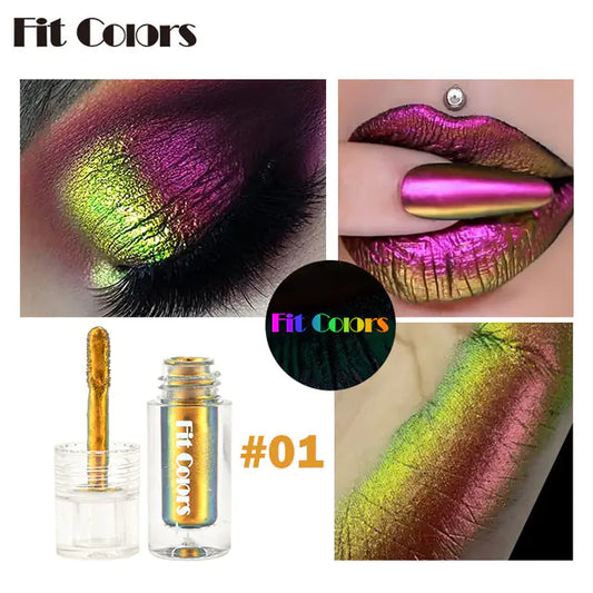 Aurora Long Lasting Multi Chrome Eyeshadow Pigments - Joomcy
