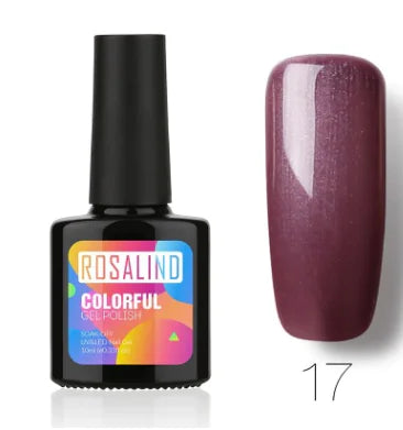 ROSALIND Solid Color UV Nail Gel Polish 10ml