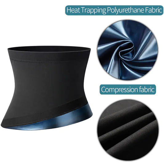 Men's Sauna Body Shaper Waist Trainer Slimming Belt - Joomcy