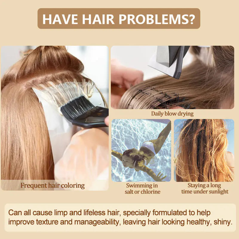 Anti-Shedding Smooth Hair Mask for Frizz Control - Joomcy