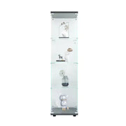 Glass Display Cabinet 4 With Gantry, Floor-to-ceiling Rare Bookshelf, Suitable For Living Room, Bedroom, Office