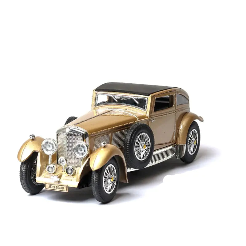 Vintage Bentley 8L Antique Car Model with Sound and Light