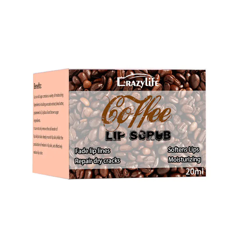 Crazylife Coffee Lip Scrub for Moisturizing Care - Joomcy